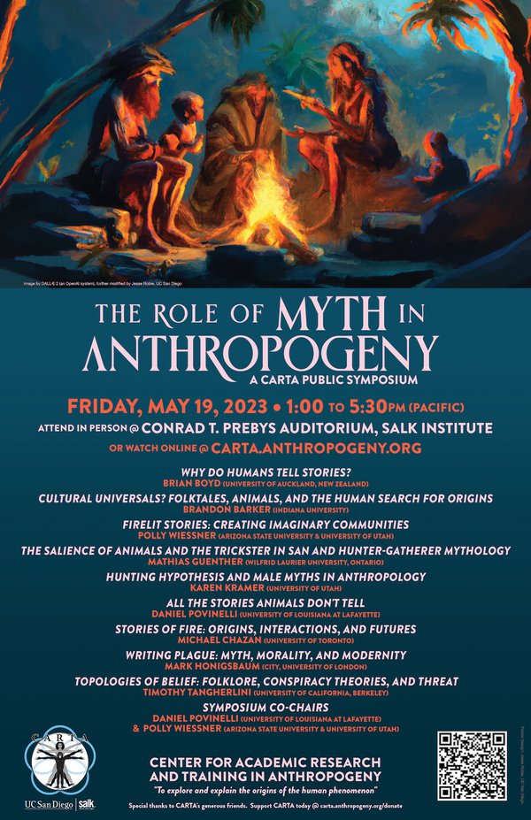 CARTA presents, The Role of Myth in Anthropogeny (Free: In